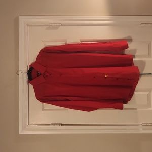 Red Buttondown